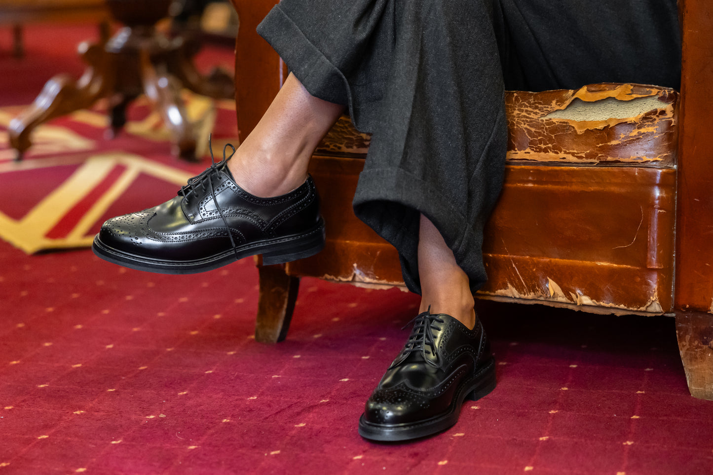 1174 Derby Brogue noir