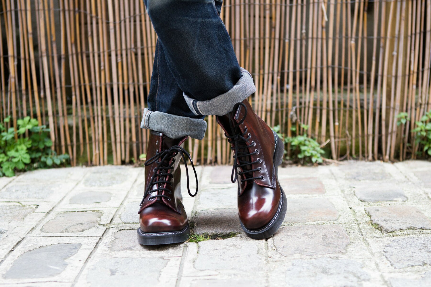 Solovair Boots cuir marron British Shoes