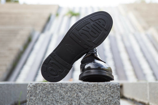 Church's - Derby brogue claverton noir polish binder semelle cousu goodyear gomme