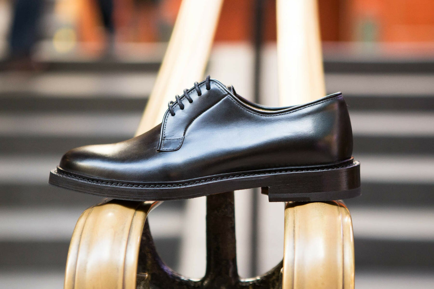 BRITISH SHOES - Derby lisse 1111 noir