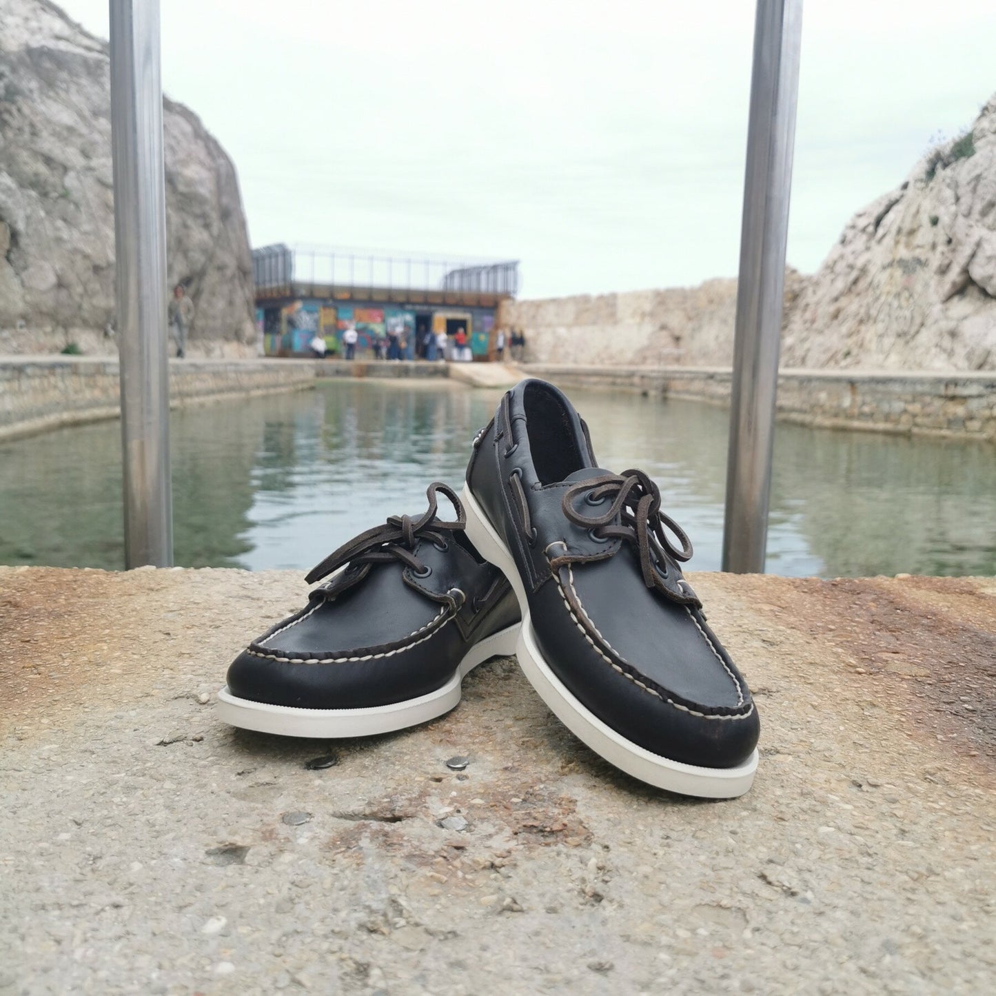 Sebago - Dockside cuir dark brown