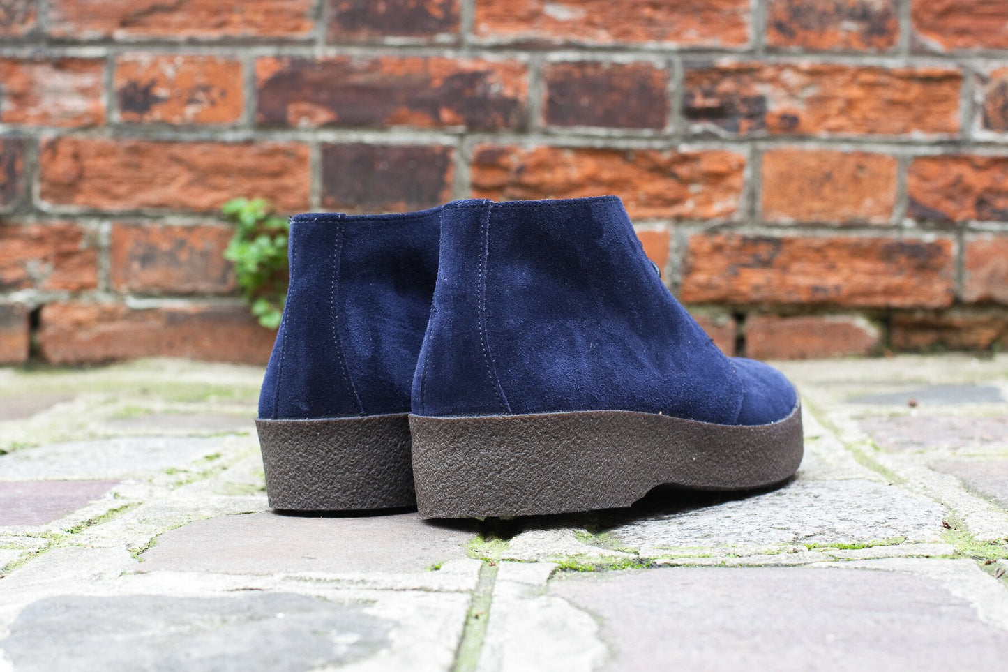 Sander - Hi Top Navy Suede