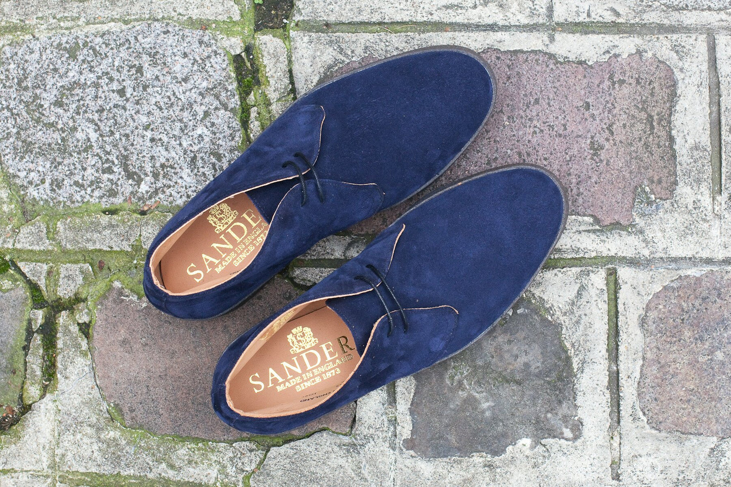 Sander - Hi Top Navy Suede