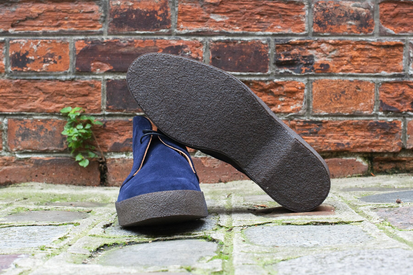 Sander - Hi Top Navy Suede