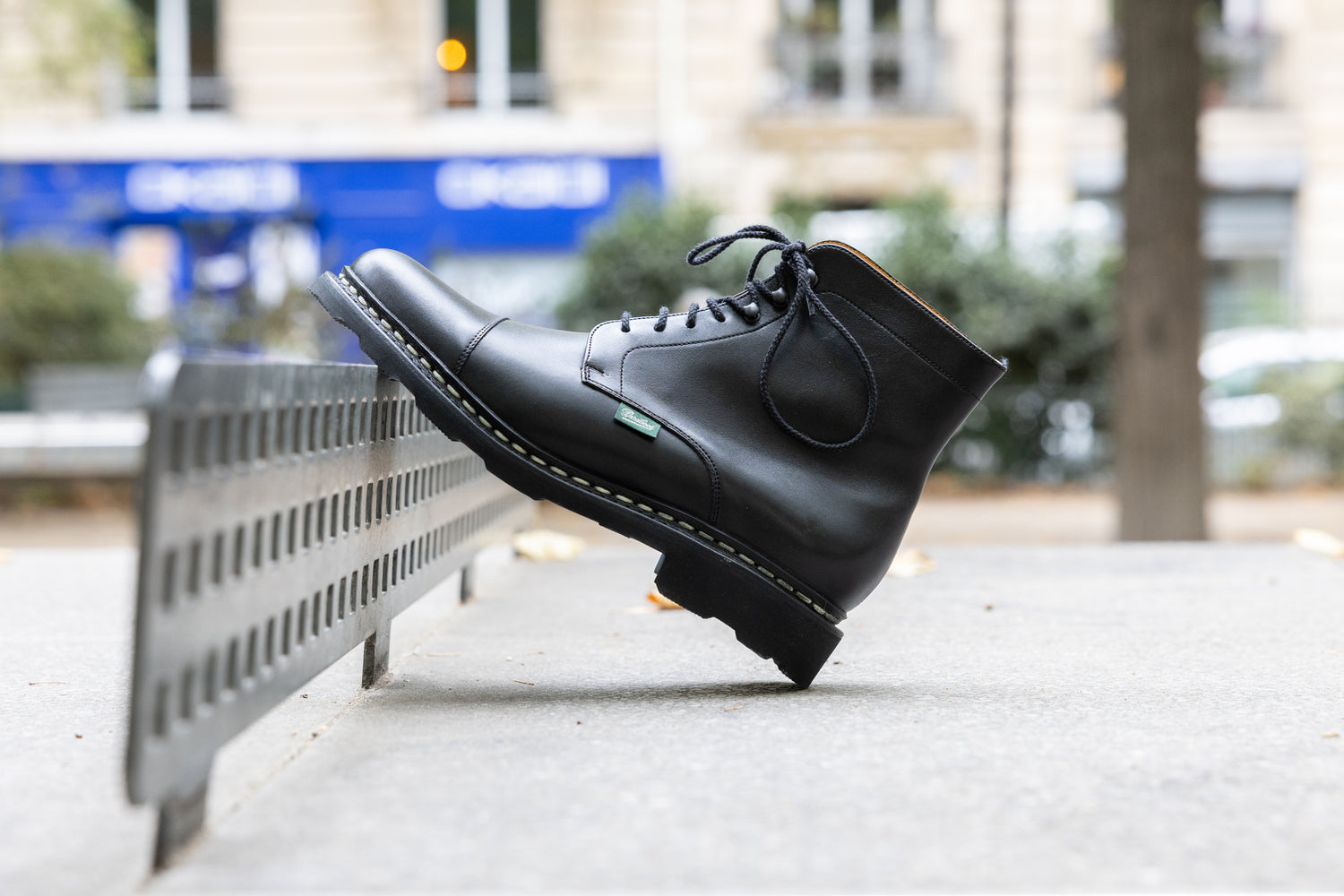 Paraboot Boots Clamart Noires cousues Made in France