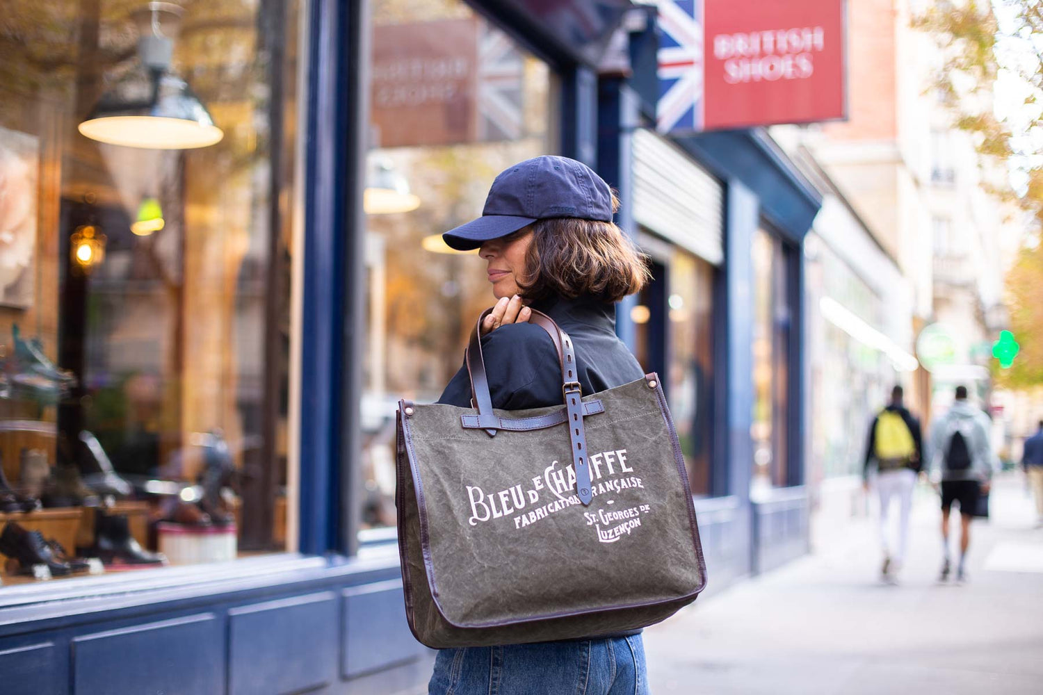 Khaki shopping bag - Main Image