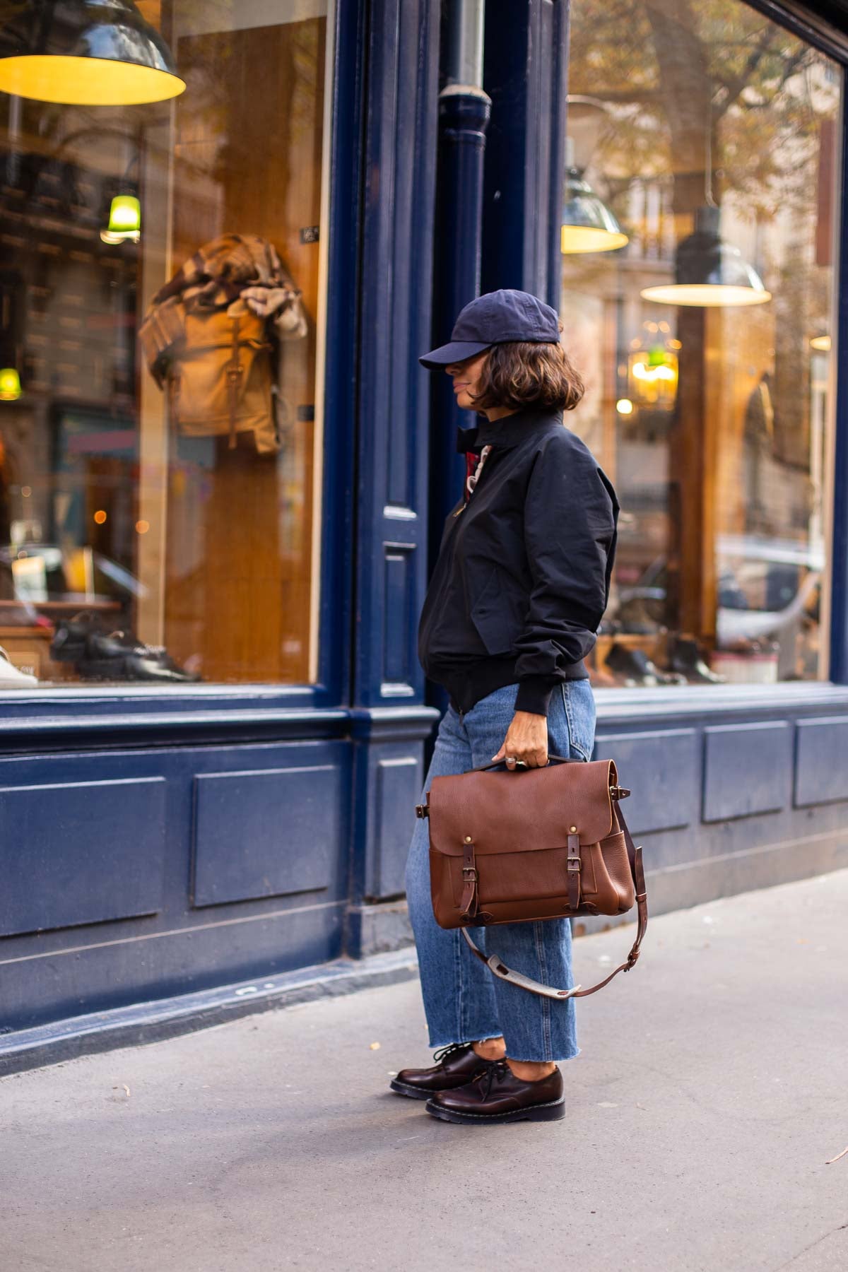 Mini Sac Sac Postier Bleu De Chauffe Mini Sac Postier Java- Noir