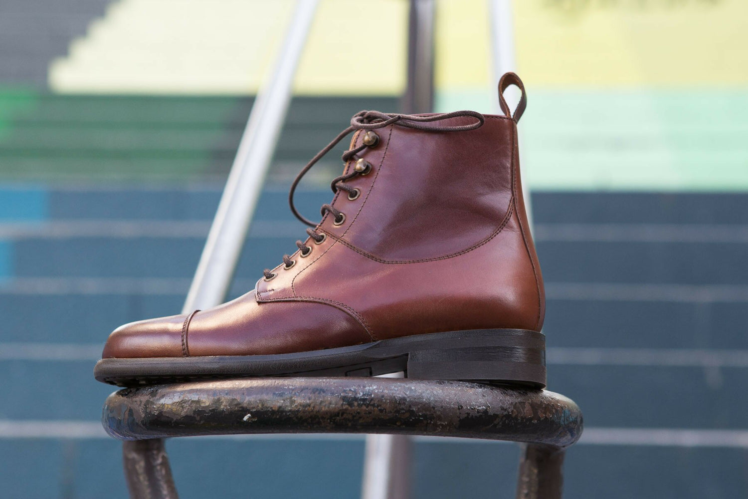 Bottes chukka en daim véritable à semelle gomme