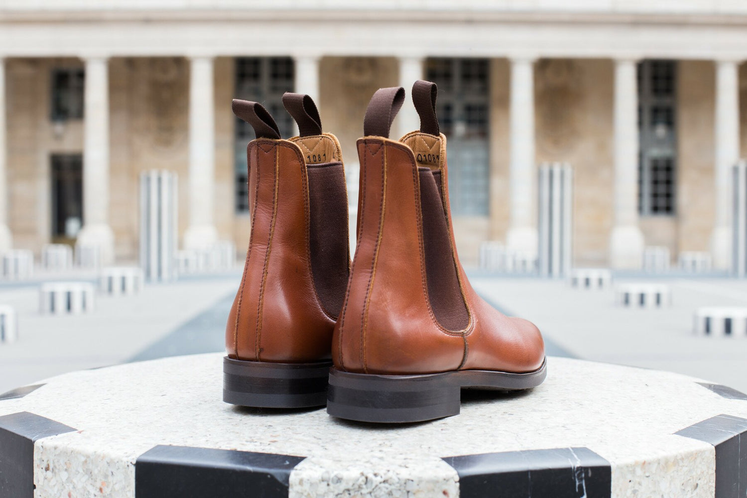 Sandales à talons en cuir marron | DORE Sandales à talons en cuir marron | DORE