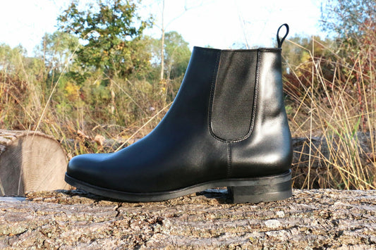 BRITISH SHOES - Chelsea boots semelle gomme noir