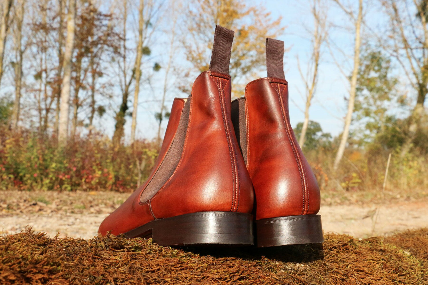 Church's - Chelsea boots cuir walnut nevada semelle cuir