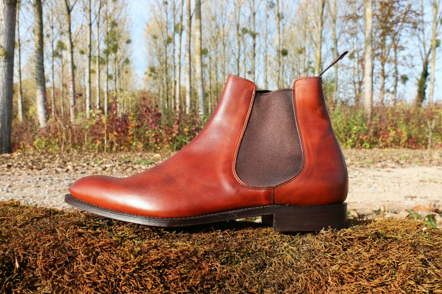 Church's - Chelsea boots cuir walnut nevada semelle cuir