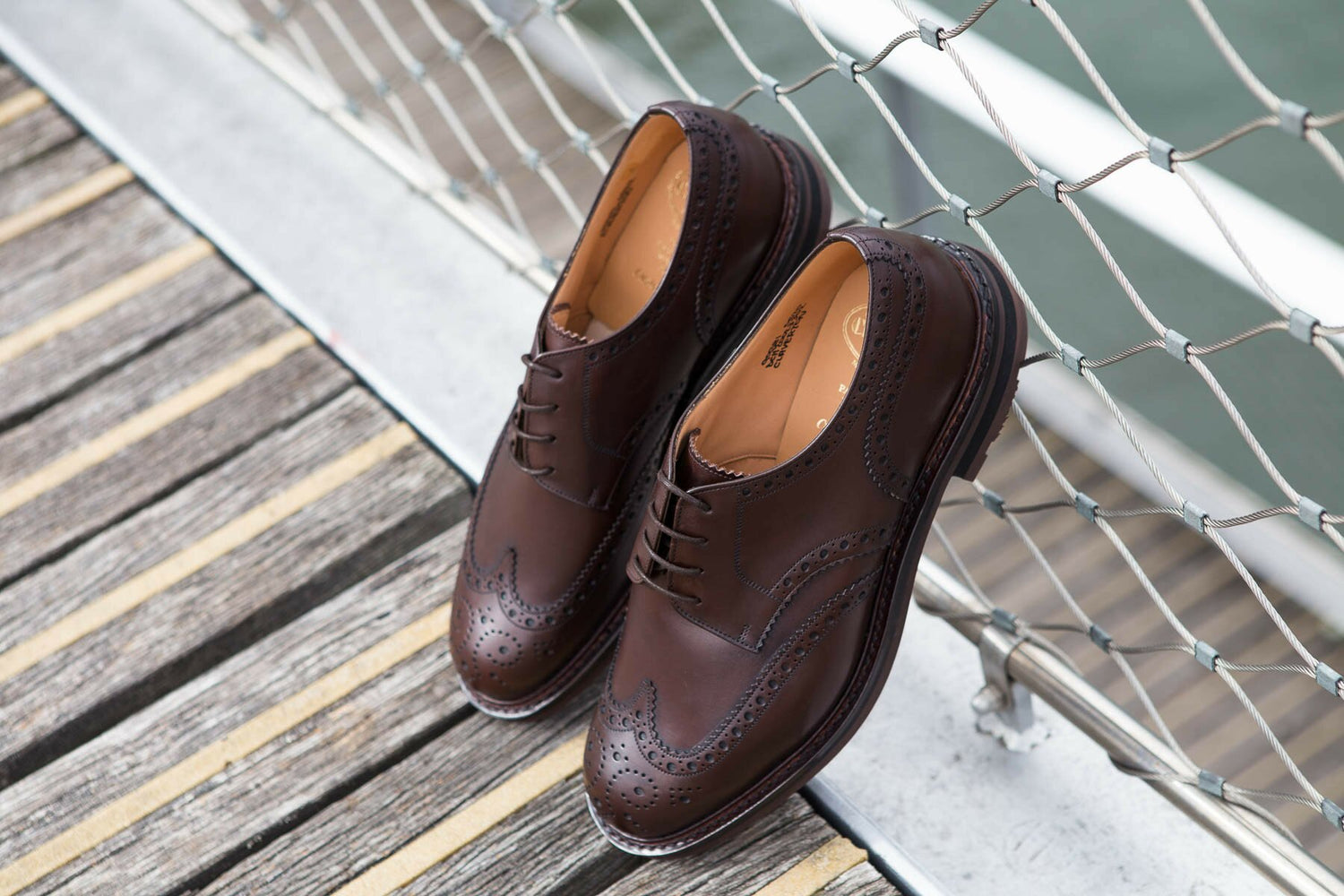 Church's - Derby brogue ebony semelle cousu goodyear gomme