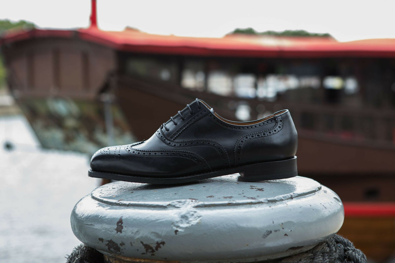 BRITISH SHOES - Richelieu Ligne PREMIUM 12975 en cuir noir
